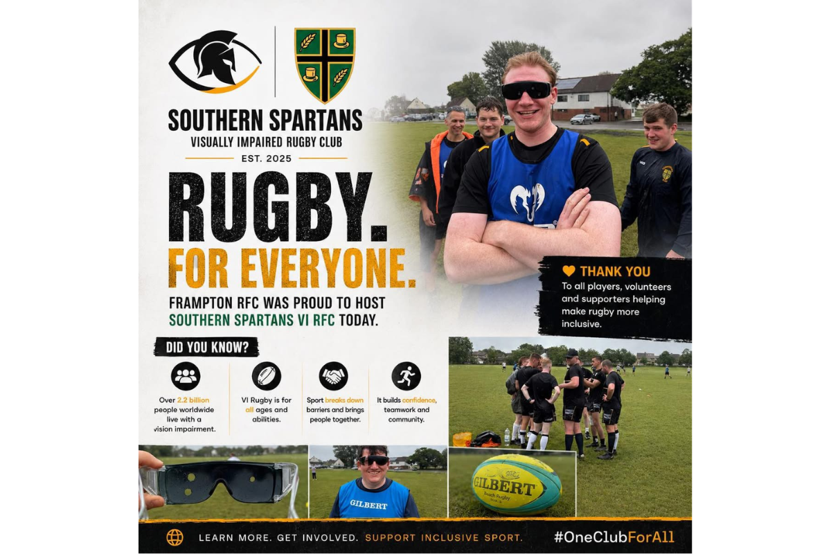 Frampton Cotterell RFC host visually impaired rugby club