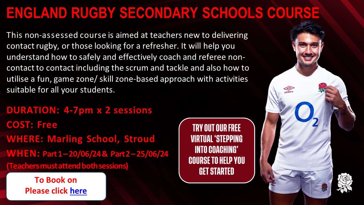 ENGLAND RUGBY SECONDARY SCHOOLS COURSE - MARLING SCHOOL
